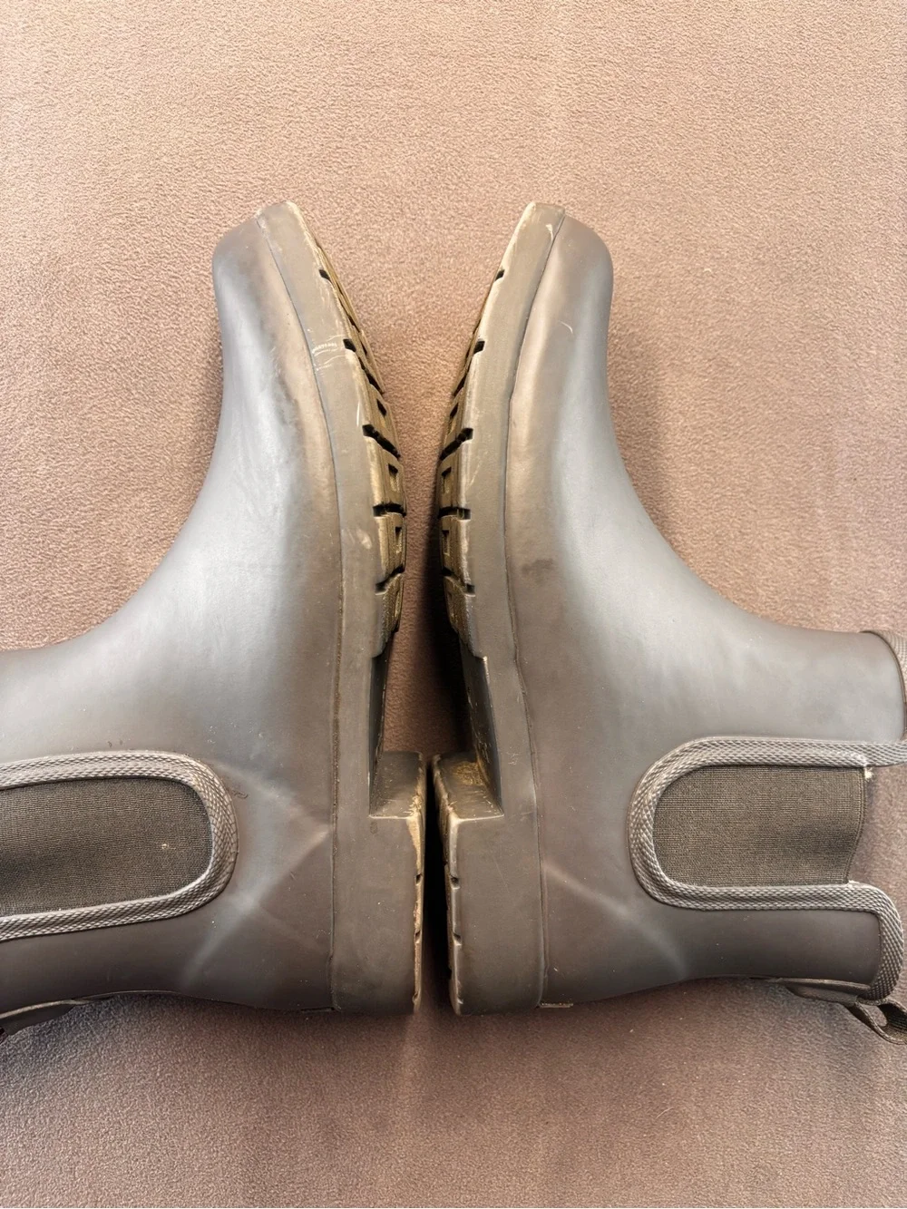 Chooka Delridge Faux Fur Chelsea Rain Boots